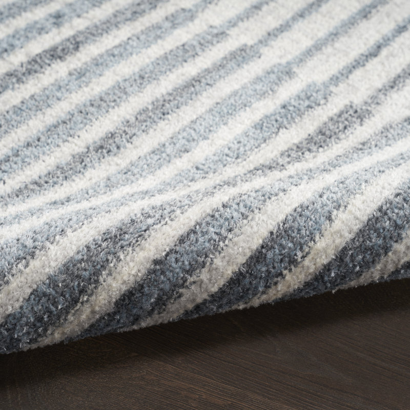 Tapis géométrique ivoire Aulika, Tapis de couloir 2 pi x 6 pi
