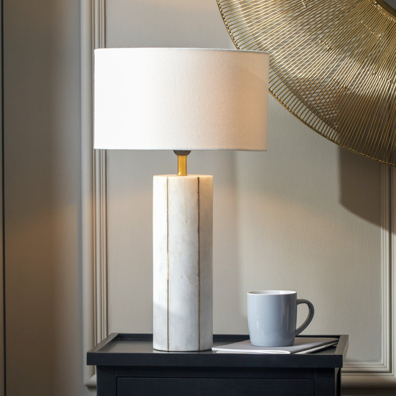 Venetia 46.5 white and green single with USB and Outlet, White