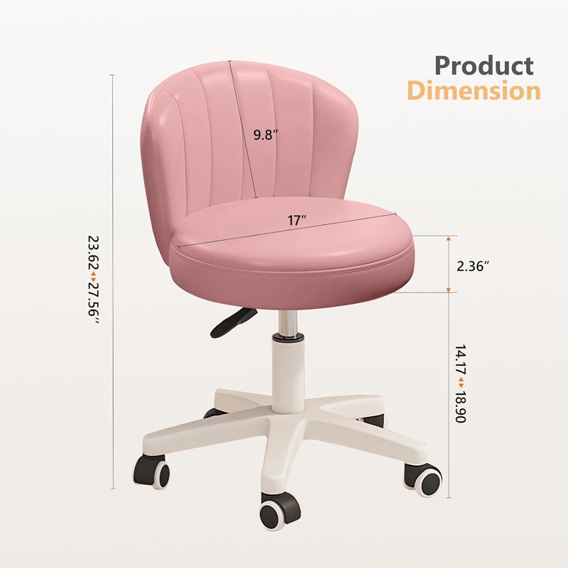 Fauteuil de bureau XUEGW, Rose