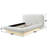 Modern Cloud-style Upholstered Platform Bed With Curved Headboard-830286786-830286789