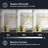 Akilan Frameless LED Vanity Mirror with Front-lit and Back-lit, Memory Function, 3 Color Temperatures & Dimmable Light, Anti-fog Tempered Glass ETL Mirror-1791807122