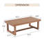 Table basse d'extérieur en bois