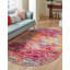 Tapis géométrique fuchsia-1330372298