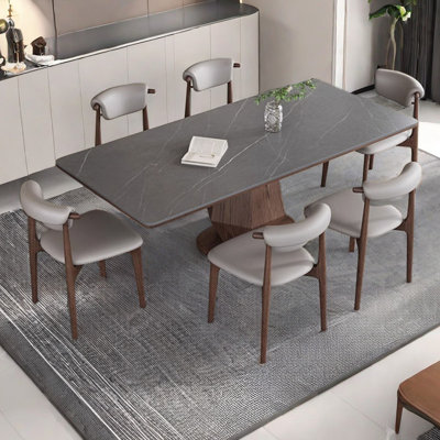 Ensemble de salle à manger rectangulaire 62,9 po x l 31,49 po 62 po
