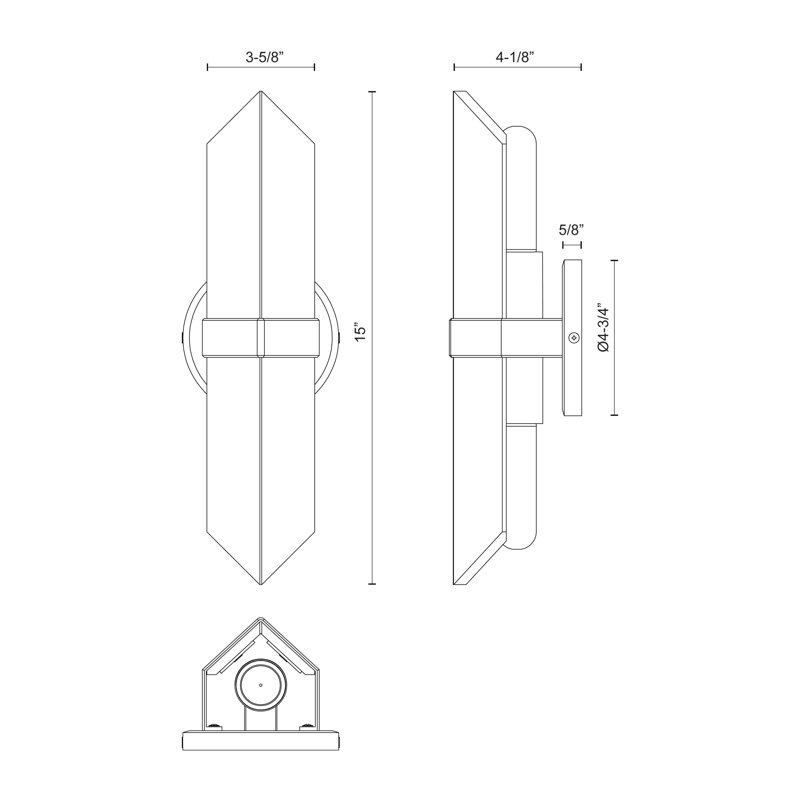 Valencia 2 - Light Vanity Light, Polished Nickel
