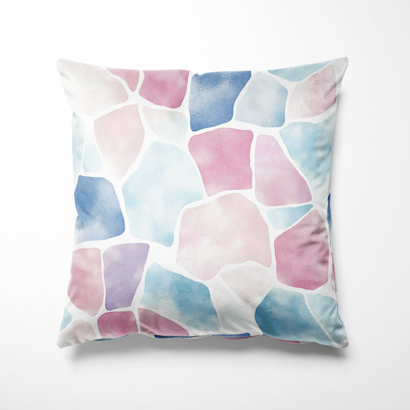 Coussin Patchwork, H 16 po x l 16 po