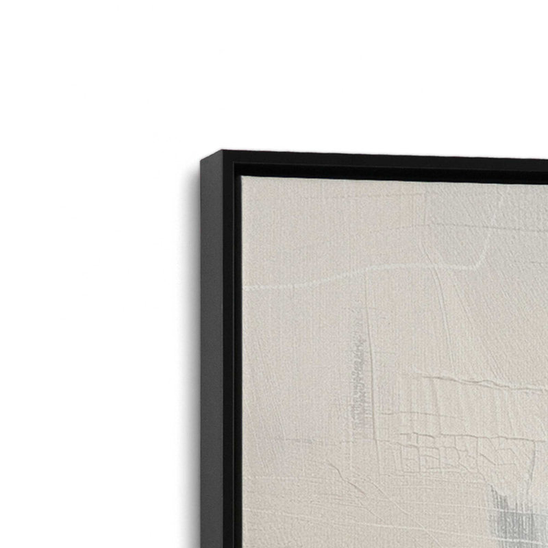 Obsidian Echo, ensemble de 2 toiles encadrées, Cadre flottant noir satiné, H 48,75 po x l 65,5 po x P 1,75 po