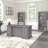 Raker 3 Piece Executive Desk Office Set-1268325533