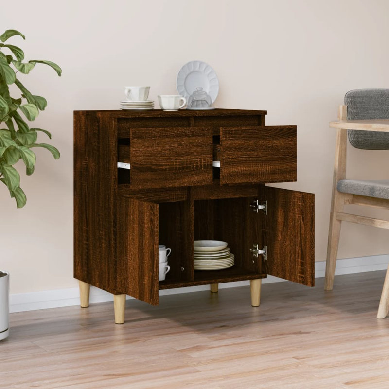 Lachrisa 60 cm W Sideboard, Brown Oak