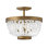 Dune 4 -Light 16" Semi Flush Mount