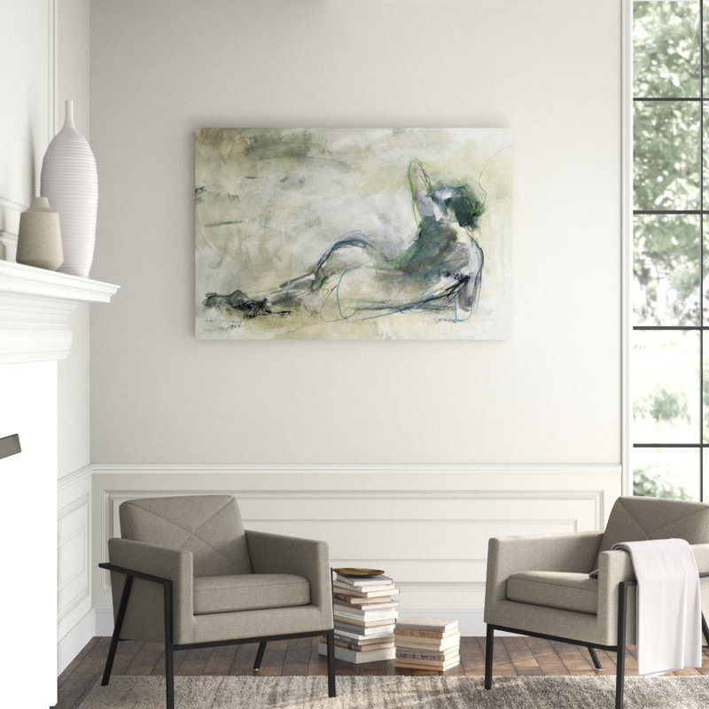 La Sieste Print by Emma Brooks, Knife Gel, 40" H x 60" W x 1.5" D