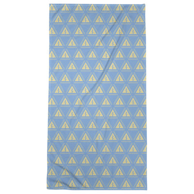 Serviette de plage d’arbre minimaliste classique Barbra