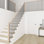 41 po x 1/2 po Balustre carré en métal, noir