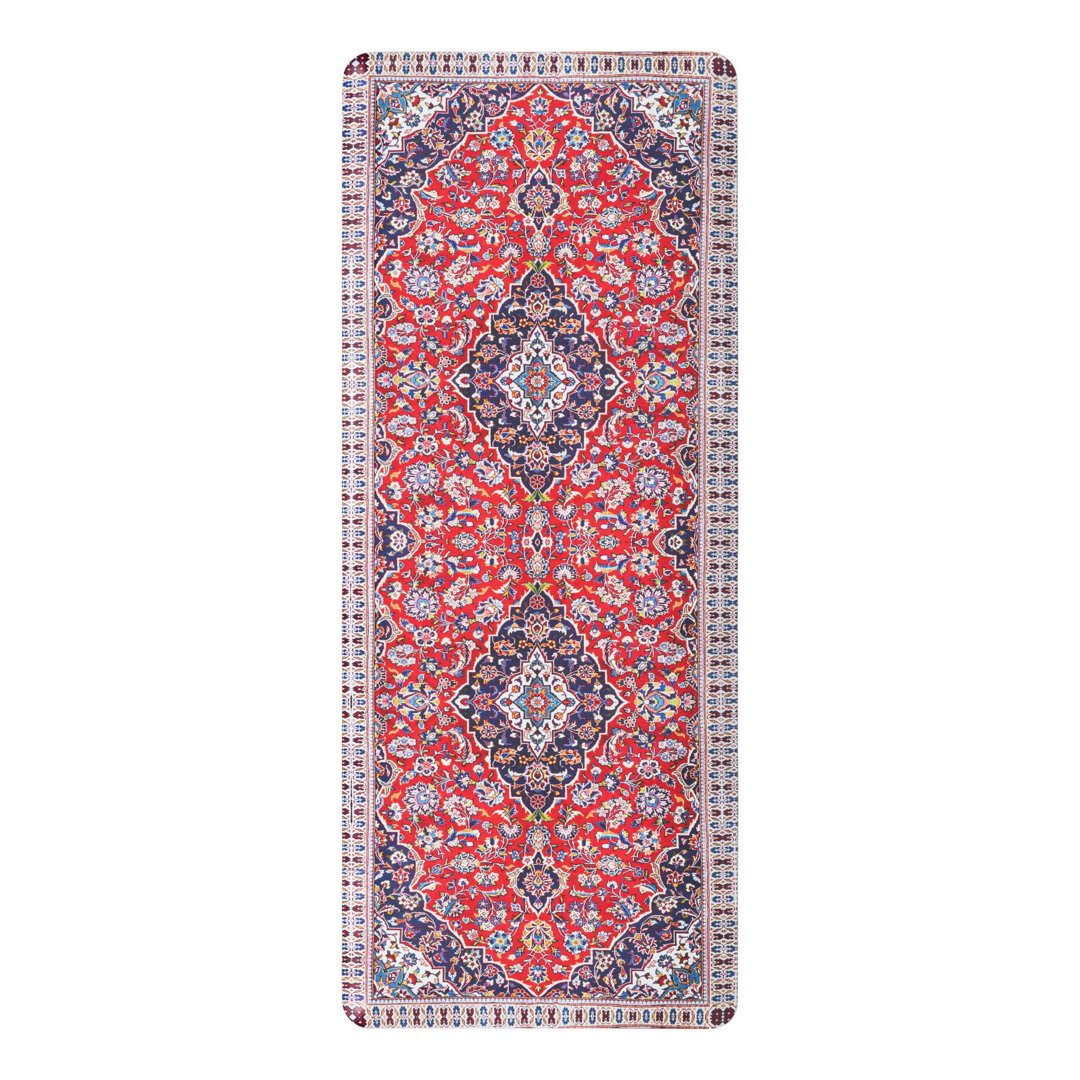 Bertalan Traditional Floral Water Resistant Anti-Fatigue Non-Skid Kitchen Mat Alcott Hill® Mat 