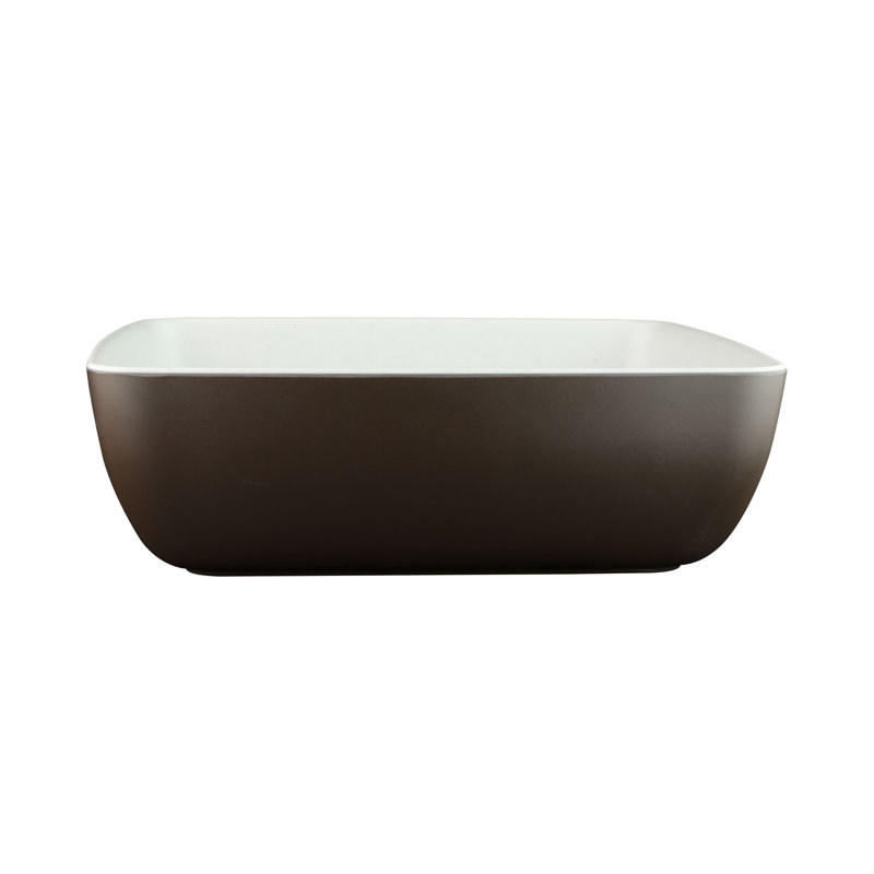 Elite Global Solutions Infinity Melamine Serving Bowl, Chocolate