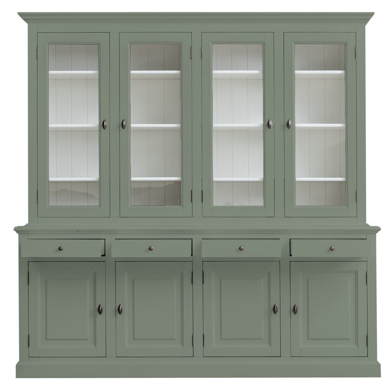 Babak Display Cabinet, Cement Grey