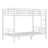 Metal Full XL Over Full XL Bunk Bed for Teens and Adults, Space-Saving, Noise-Reduced, No Box Spring Needed