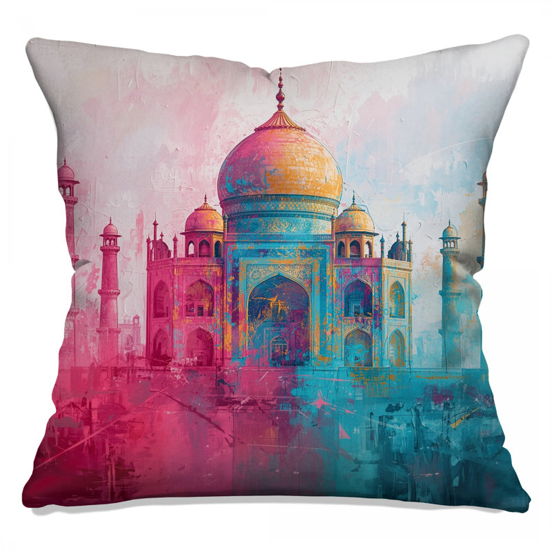 Coussins décoratifs Taj Mahal, 16 x 16 inches