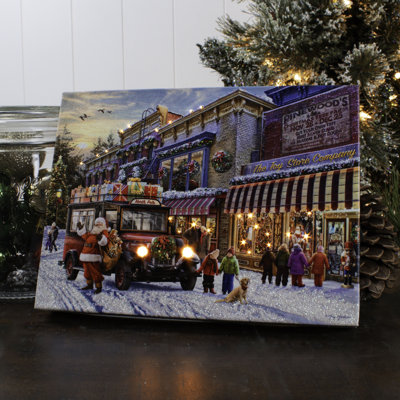 Mini fond de chevalet de Noël 8x6