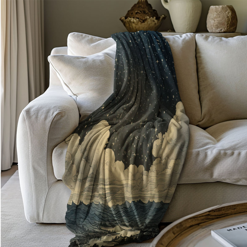  Couverture Celestial Night Elegance, L 50 po x L 60 po