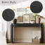 Console en bois naturel avec motif cannelé-118316679