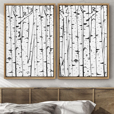 Graphique, dessin au trait, tableau, abstrait, désert, minimalisme, naturel et blanc