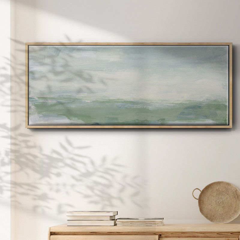 Coastal I- Framed Canvas
