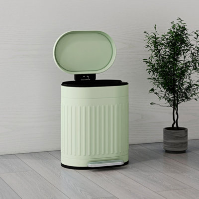 Metal Kitchen Trash Can