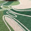 Tapis vert / crème Brandies