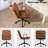 Swivel Office Chair, Adjustable Height Task Chair with Upholstered-1769039257