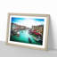 Gondolas in Venice Italy in Abstract - Picture Frame Graphic Art Print-55735020-55735027