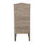 Chaise d'appoint Brianna en blanc / beige