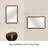 Bohemian Rectangle Wood Framed Decorative Wall Orik-758410358-758410360