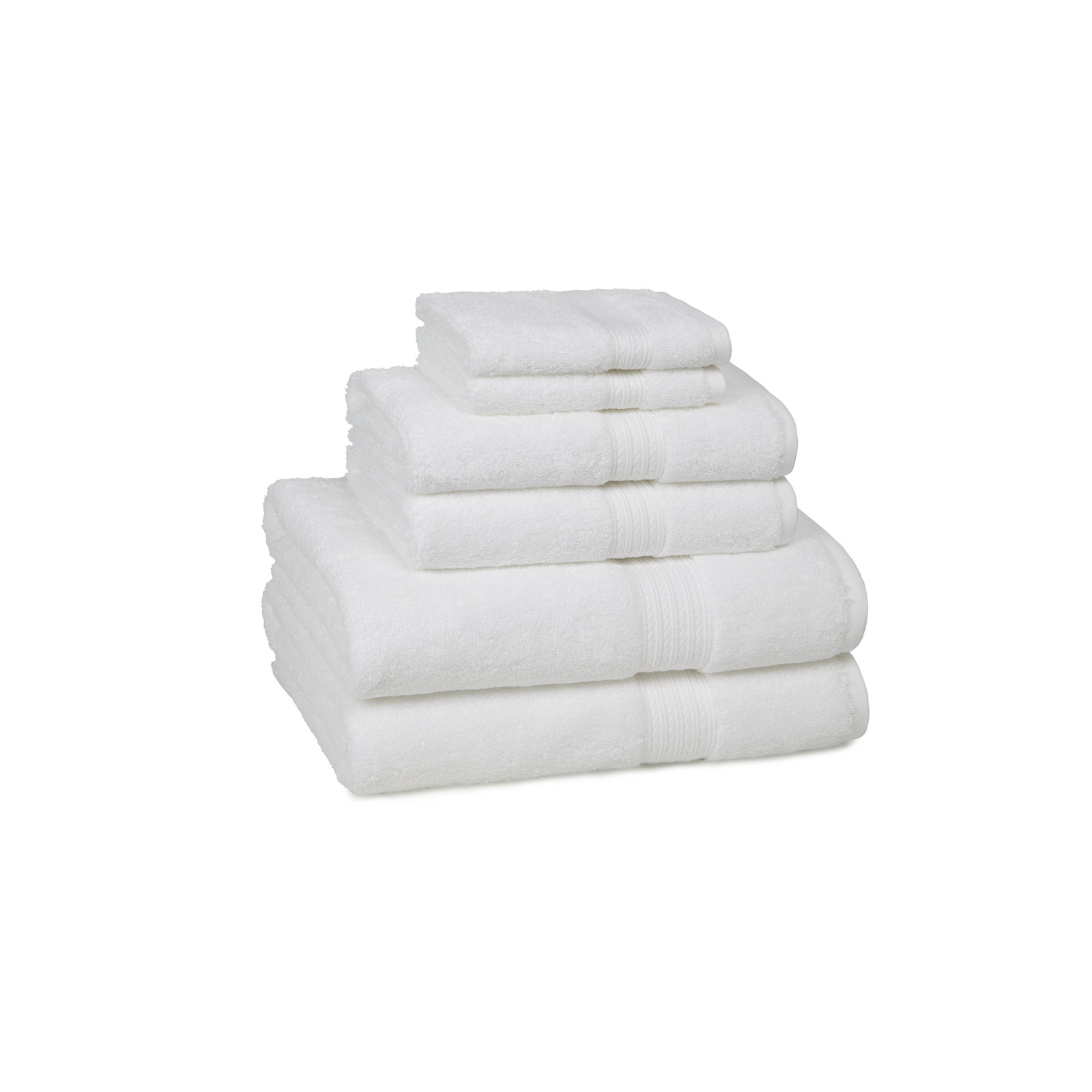 Leone Towel Set, White