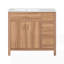 Meuble-lavabo en bois 36 po avec cadre en bois massif