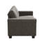 Canapé de 64,2 po avec causeuse, canapé 2 places moderne pour petit bureau de chambre à coucher-2045325017