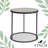 Wyred Round Mirrored Side Table