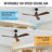 Nicola 52" 3-Blade Standard Ceiling Fan-42910913