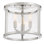 Libby Langdon For Crystorama Devon 3 Light Polished Nickel Ceiling Mount