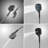 Wall Mounted Led Digital Display Thermostatic Shower System With Waterfall Tub Spout With Mult-Function Handheld Shower