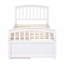 Lit plateforme simple en bois massif avec 6 tiroirs-1649495673