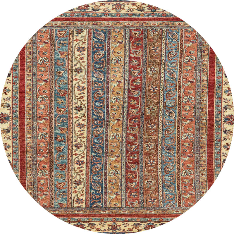 Tapis abstrait moderne 2373, Rond 3 pi