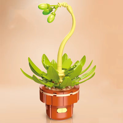 Ensemble de plantes en briques pour plantes grasses par Wizardi F07N11-9-4 (113)