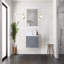 Bath Vanity 30 In. W X 22 In. D, With Carrara Marble Top-1666937847-1666937846