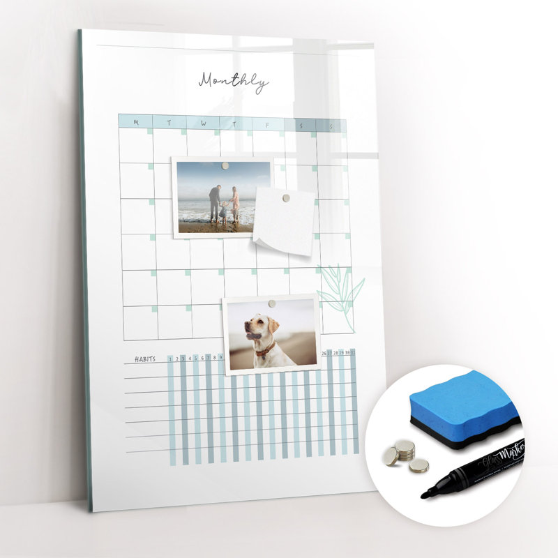 Magnetic Glass Dry Erase Board