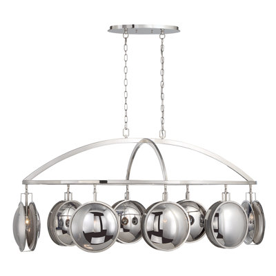 Havendale 8 - Light Polished Nickel Pendant