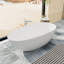 Baignoire de trempage autoportante 67 po. X 34 po. Avec bonde escamotable et trop-plein, certifiée Cupc-86768959