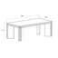 Table basse en marbre Merrick 48 po