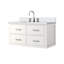 Single Bath Vanity with White Quartz Top and Faucet Set-724092019-724092028