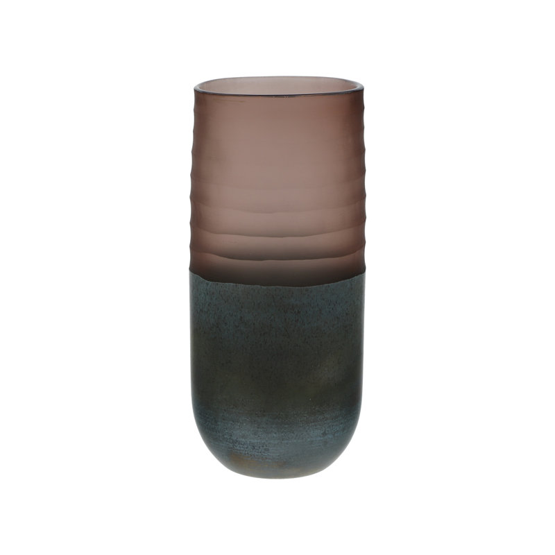 Glass Table Vase, 27cm H x 12cm W x 12cm D